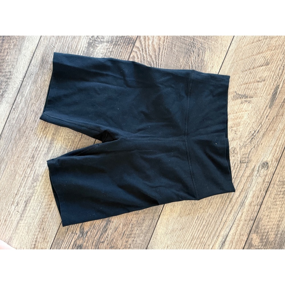 Abercrombie‎ & Fitch Womens Black High Waisted Biker Shorts XS Athleisure Yoga